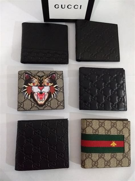 cartera gucci para hombre original|Gucci cartera de piel.